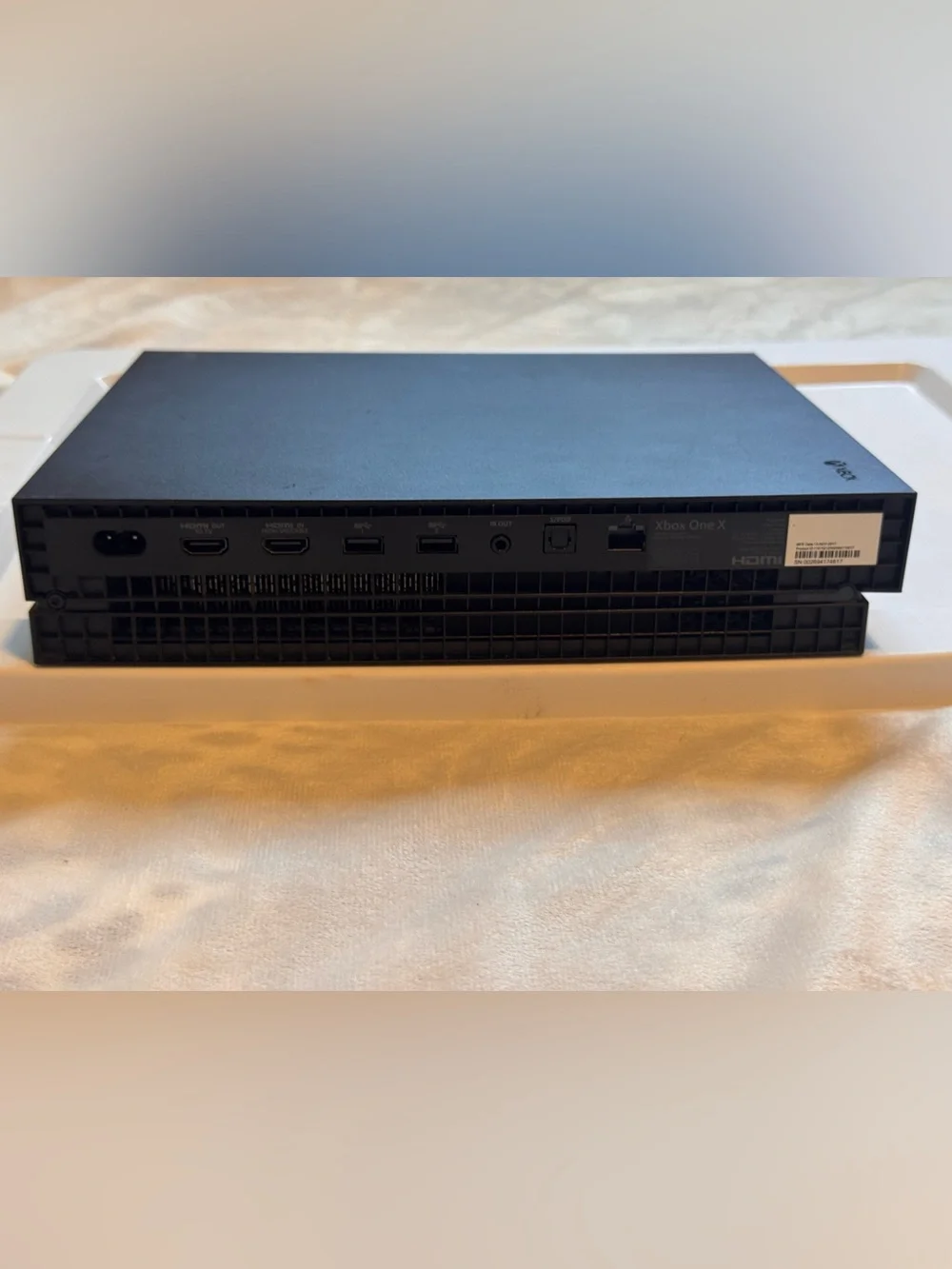 Microsoft Xbox One X Black Console with Front USB